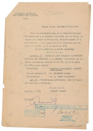 Lot #213 Juan Peron Letters - Image 5