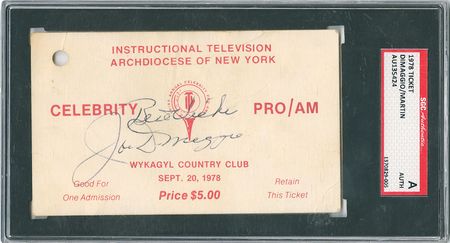 Lot #786 Joe DiMaggio and Billy Martin - Image 1