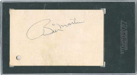 Lot #786 Joe DiMaggio and Billy Martin - Image 2