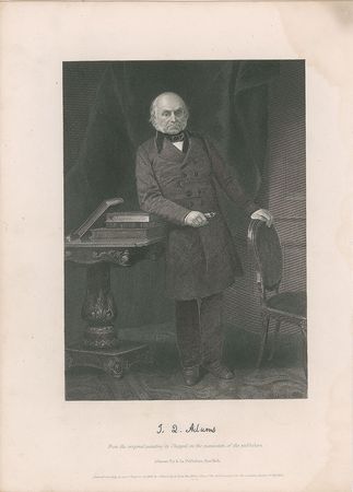 Lot #7 John Quincy Adams Signed Document - Image 2
