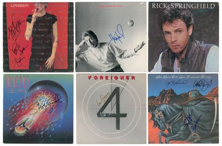 Lot #463 80s Rock Albums - Image 1