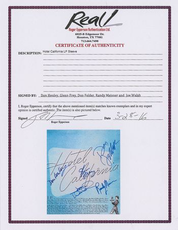 Lot #424 The Eagles Album - Image 3