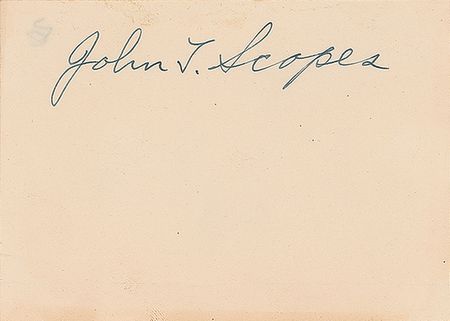 Lot #222 John T. Scopes - Image 1