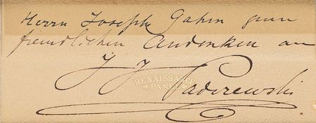 Lot #449 Ignacy Jan Paderewski - Image 2