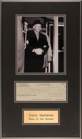 Lot #181 Carlo Gambino Check - Image 1