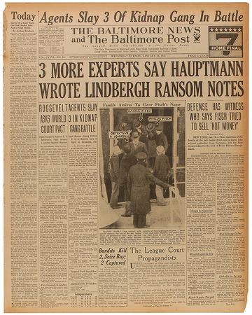 Lot #157 Ma Barker Newspaper - Image 1