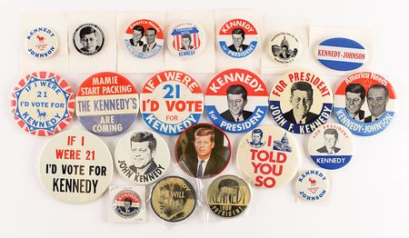Lot #84 John F. Kennedy Pins - Image 1