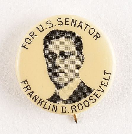Lot #100 Franklin D. Roosevelt Pin - Image 1