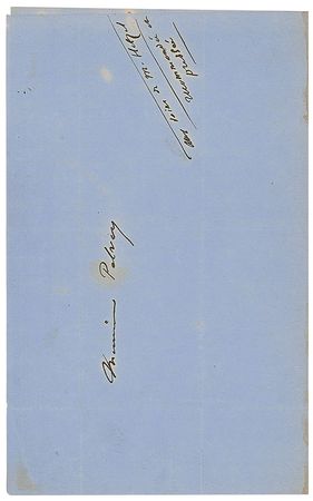 Lot #370 Victor Hugo Handwritten Letter Signed - Image 2