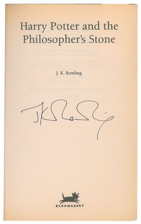 Lot #373 J. K. Rowling: Rare Rowling-signed second printing of the first Harry Potter book - Image 2