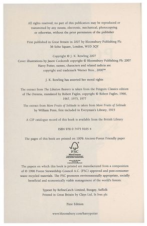 Lot #376 J. K. Rowling Book - Image 3