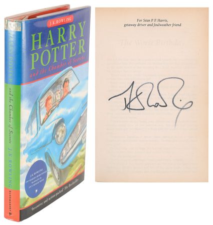 Lot #375 J. K. Rowling: Remarkable first edition of Harry Potter and the Chamber of Secrets, signed by Rowling, Radcliffe, Grint, Watson, and more - Image 1