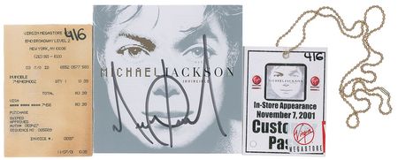 Lot #517 Michael Jackson CD booklet - Image 1