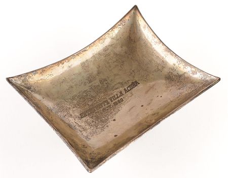 Lot #65 Dwight D. Eisenhower: Mexican Tray and Signature Tray and Signature - Image 3