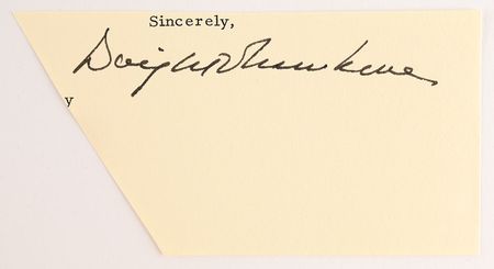Lot #65 Dwight D. Eisenhower: Mexican Tray and Signature Tray and Signature - Image 7
