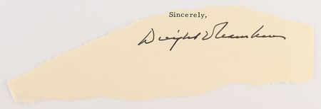 Lot #64 Dwight D. Eisenhower: Brazil Travel Tokens and Signature Travel Tokens and Signature - Image 5