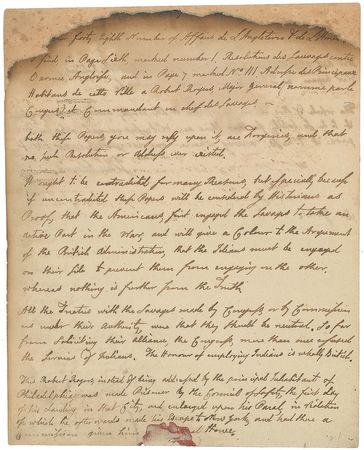 Lot #2 John Adams: “These papers will be