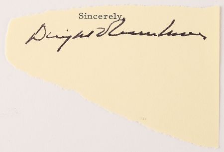 Lot #56 Dwight D. Eisenhower 'Operation Monsoon' Cigarette Box and Signature Box and Signature - Image 7