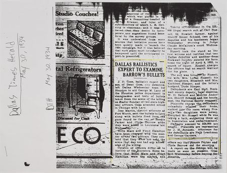 Lot #1015  Bonnie and Clyde Original Vintage Photograph and Bullet Archive  - Image 29