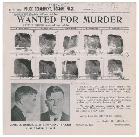 Lot #1020 Charles Solomon Signed Check and His Murderer's Wanted Card - Image 2