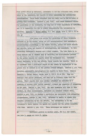 Lot #1027 Vito Genovese Original Court Document - Image 11