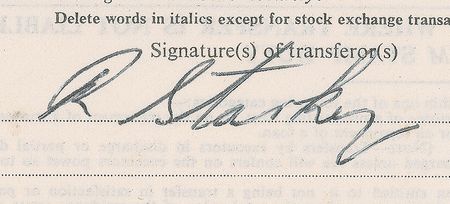 Lot #1072  Beatles (4) Signed Stock Transfer Forms - Image 3