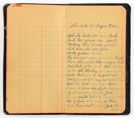 Lot #1006 Bonnie Parker Handwritten Poems - Image 5