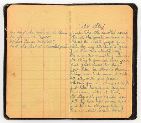 Lot #1006 Bonnie Parker Handwritten Poems - Image 6