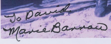 Lot #1004 Marie Barrow Signed Photograph - Image 2