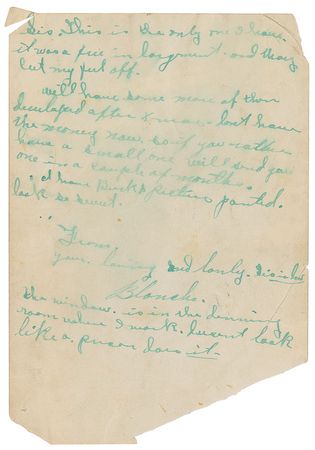 Lot #1003 Blanche Barrow Group of (3) Original Photographs with Marie Barrow Autograph Letter Signed - Image 8