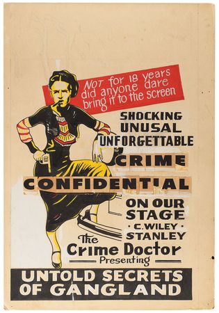 Lot #1001  Bonnie and Clyde Hand-Drawn Advertising