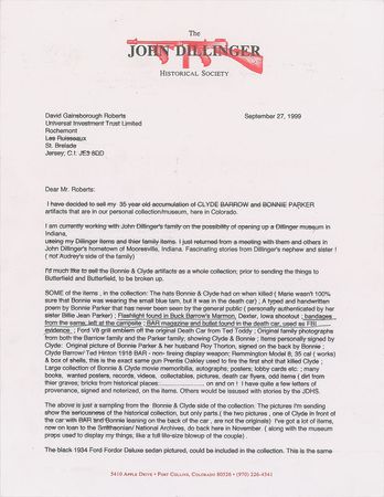 Lot #1010  Barrow Gang's Flashlight from Dexter Shootout - Image 4