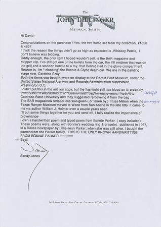 Lot #1010  Barrow Gang's Flashlight from Dexter Shootout - Image 7