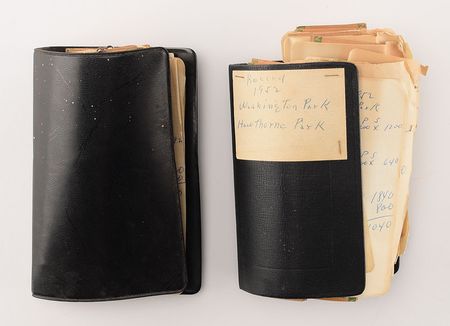 Lot #1031 Sam Giancana's Pair of Handwritten Betting Notebooks - Image 3