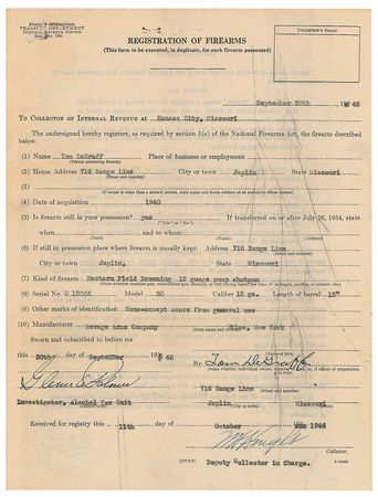 Lot #1011  Bonnie and Clyde Shotgun Captured at Joplin Shootout - Image 19