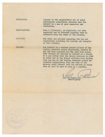 Lot #1011  Bonnie and Clyde Shotgun Captured at Joplin Shootout - Image 23