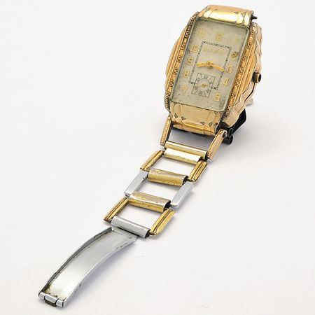 Lot #1014 Clyde Barrow's Bulova Wristwatch Worn at