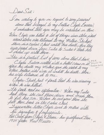 Lot #1014 Clyde Barrow's Bulova Wristwatch Worn at His Death - Image 8