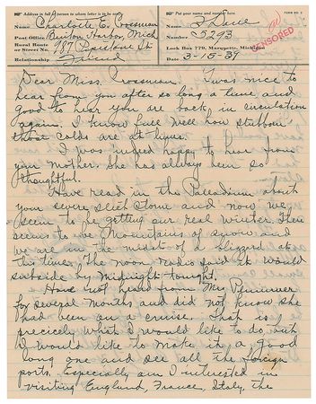 Lot #1033 Fred Burke Autograph Letter Signed - Image 1