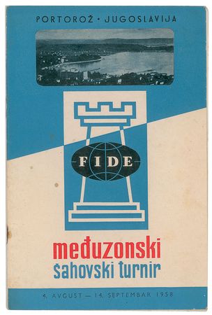 Lot #1082 Bobby Fischer Signed 1958 Portoroz Interzonal Tournament Program - Image 4