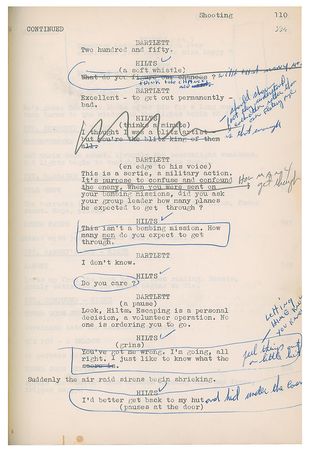 Lot #1081 Steve McQueen's Annotated Script for The Great Escape - Image 3