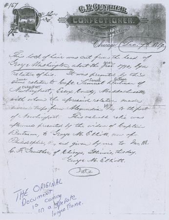 Lot #1053 George Washington's Lock of Hair - Image 4