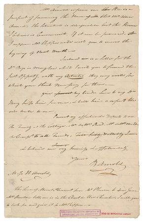 Lot #1051 Benedict Arnold Autograph Letter Signed - Image 2