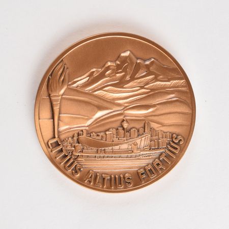 Lot #3106  Calgary 1988 Winter Olympics Bronze Participation Medal - Image 3