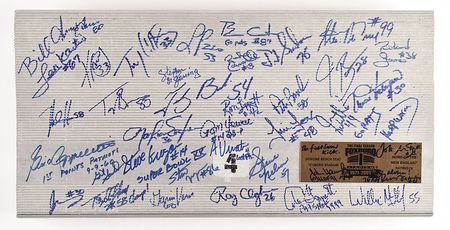 Lot #8352  New England Patriots Multi-Signed Seat from Original Foxboro Stadium - Image 2