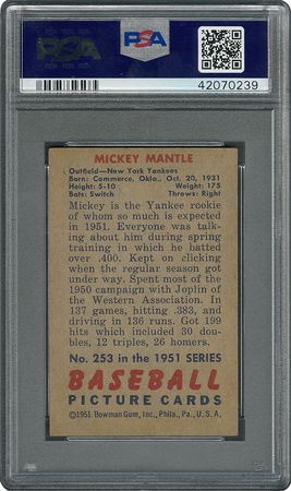 Lot #8044  1951 Bowman Complete Set of (324) Cards with(6) PSA Graded - Image 2