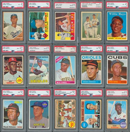 Lot #8040  1950's-80's Hall of Famer and Star Collection of (500+) with (32) PSA Graded - Image 1