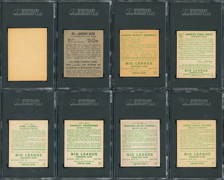 Lot #8017  1910-1930s Early Pre War Baseball SGC Graded Lot (16) - Image 3