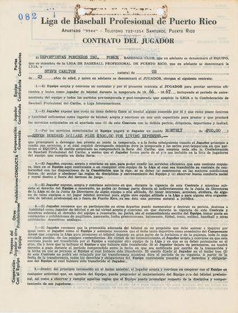 Lot #1065 Steve Carlton - Image 2