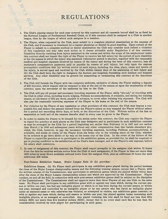 Lot #8175 Stan Musial 1961 St. Louis Cardinals Signed Player Contract - Image 4